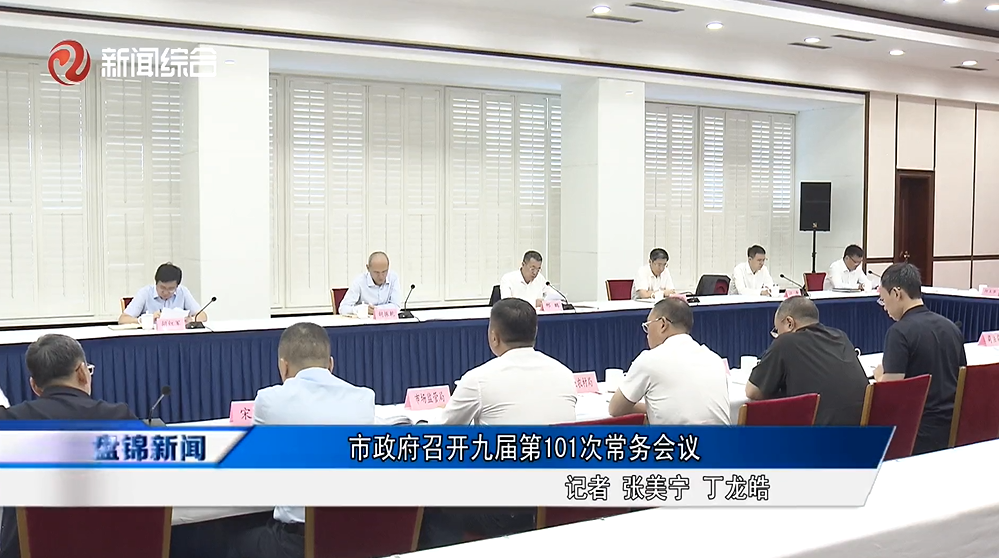 市政府召开九届第101次常务会议